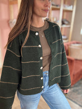 Load image into Gallery viewer, rory hunter stripe button cardigan
