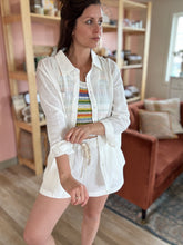 Load image into Gallery viewer, white lilah cotton shorts