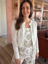 Load image into Gallery viewer, olive mosaic wide leg jumpsuit