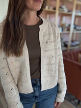 Load image into Gallery viewer, lucille checkered texture cardigan