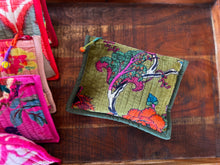 Load image into Gallery viewer, velvet textured zip pouch | 6 prints