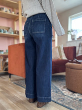 Load image into Gallery viewer, polly pin tuck wide leg denim