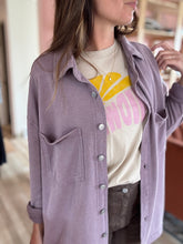 Load image into Gallery viewer, mel lavender mineral washed button down