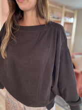 Load image into Gallery viewer, no sunday scaries espresso oversized pullover