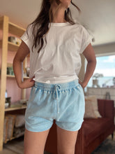 Load image into Gallery viewer, aqua soft vintage shorts