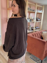 Load image into Gallery viewer, no sunday scaries espresso oversized pullover