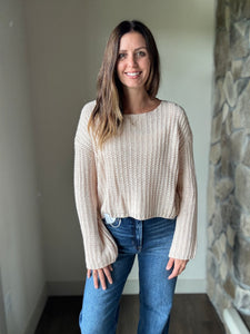 blush capsule sweater