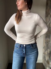 Load image into Gallery viewer, super soft ivory turtleneck