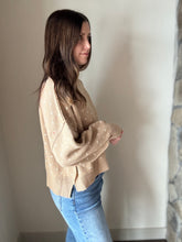 Load image into Gallery viewer, khaki heart sweater