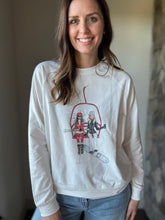Load image into Gallery viewer, skiing girls lightweight sweatshirt