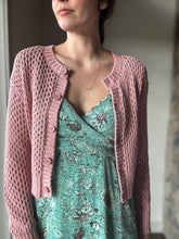 Load image into Gallery viewer, green print flutter dress