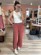 Load image into Gallery viewer, vintage red ribbed pants