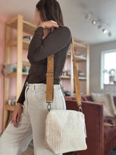 Load image into Gallery viewer, cori cream corduroy purse
