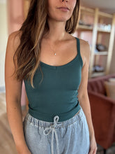 Load image into Gallery viewer, hunter ribbed tank bralette