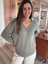 Load image into Gallery viewer, lola long sleeve sage pullover