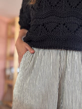 Load image into Gallery viewer, annette black open knit sweater