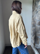 Load image into Gallery viewer, tea oversized denim jacket