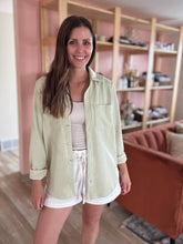 Load image into Gallery viewer, serene sage soft button up