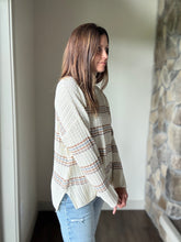 Load image into Gallery viewer, oversized boyfriend stripe sweater