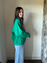 Load image into Gallery viewer, merry green university sweatshirt