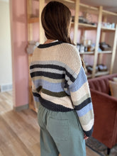 Load image into Gallery viewer, rainy day stripe sweater