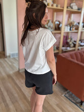 Load image into Gallery viewer, black soft vintage shorts