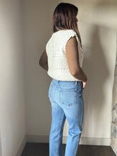 Load image into Gallery viewer, classic medium wash high rise straight jeans