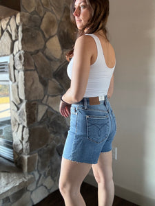 judy blue medium high waist shorts | s-4xl