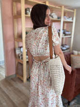 Load image into Gallery viewer, rosita floral swiss dot maxi dress