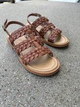 Load image into Gallery viewer, blowfish cognac braided sandals