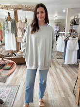 Load image into Gallery viewer, sage french terry weekend pullover