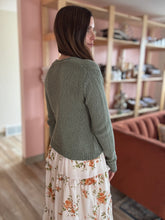Load image into Gallery viewer, the perfect cotton cardi - forest
