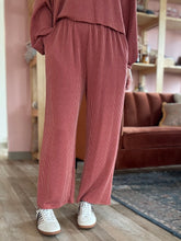 Load image into Gallery viewer, vintage red ribbed pants