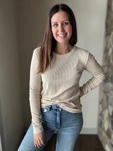 Load image into Gallery viewer, oatmeal thermal crew