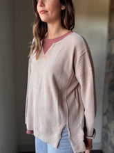 Load image into Gallery viewer, terracotta soft thermal pullover