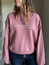 Load image into Gallery viewer, made for more mauve mid sweatshirt