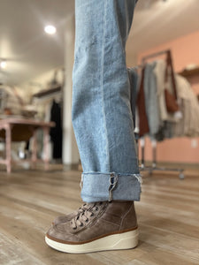 blowfish stone lace-up hybrid sneaker boot
