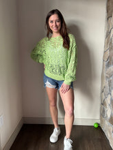 Load image into Gallery viewer, kiwi open weave sweater