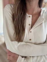 Load image into Gallery viewer, super soft eggnog tana henley