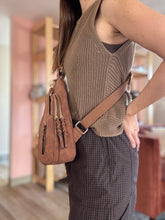 Load image into Gallery viewer, suede sling bag | 2 colors