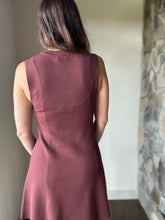 Load image into Gallery viewer, merlot fit + flare sweater knit dress