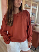 Load image into Gallery viewer, scout rust scuba sweatshirt