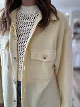 Load image into Gallery viewer, soft yellow ribbed jacket