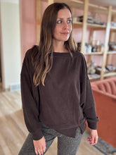 Load image into Gallery viewer, no sunday scaries espresso oversized pullover