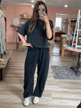 Load image into Gallery viewer, onyx mineral washed top | S-3XL