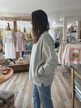 Load image into Gallery viewer, sage french terry weekend pullover