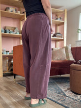 Load image into Gallery viewer, free spirit burgundy barrel sweats