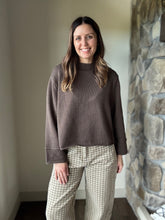 Load image into Gallery viewer, brown mock neck sweater