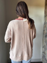 Load image into Gallery viewer, terracotta soft thermal pullover