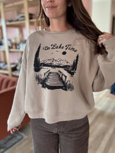 Load image into Gallery viewer, on lake time cropped sweatshirt